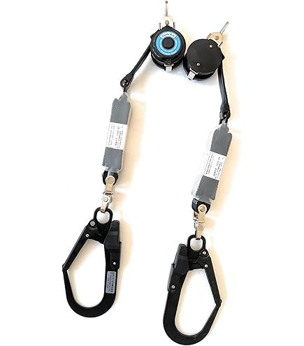 Amazon.co.jp: 【ポリマーギヤ】 フルハーネス用巻取り式ランヤード2丁